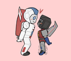 2 flat colored chibis